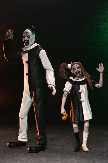Terrifier 2 - Ultimate Art The Clown & Little Pale Girl (2-Pack) 17cm Actionfiguren NECA 2026