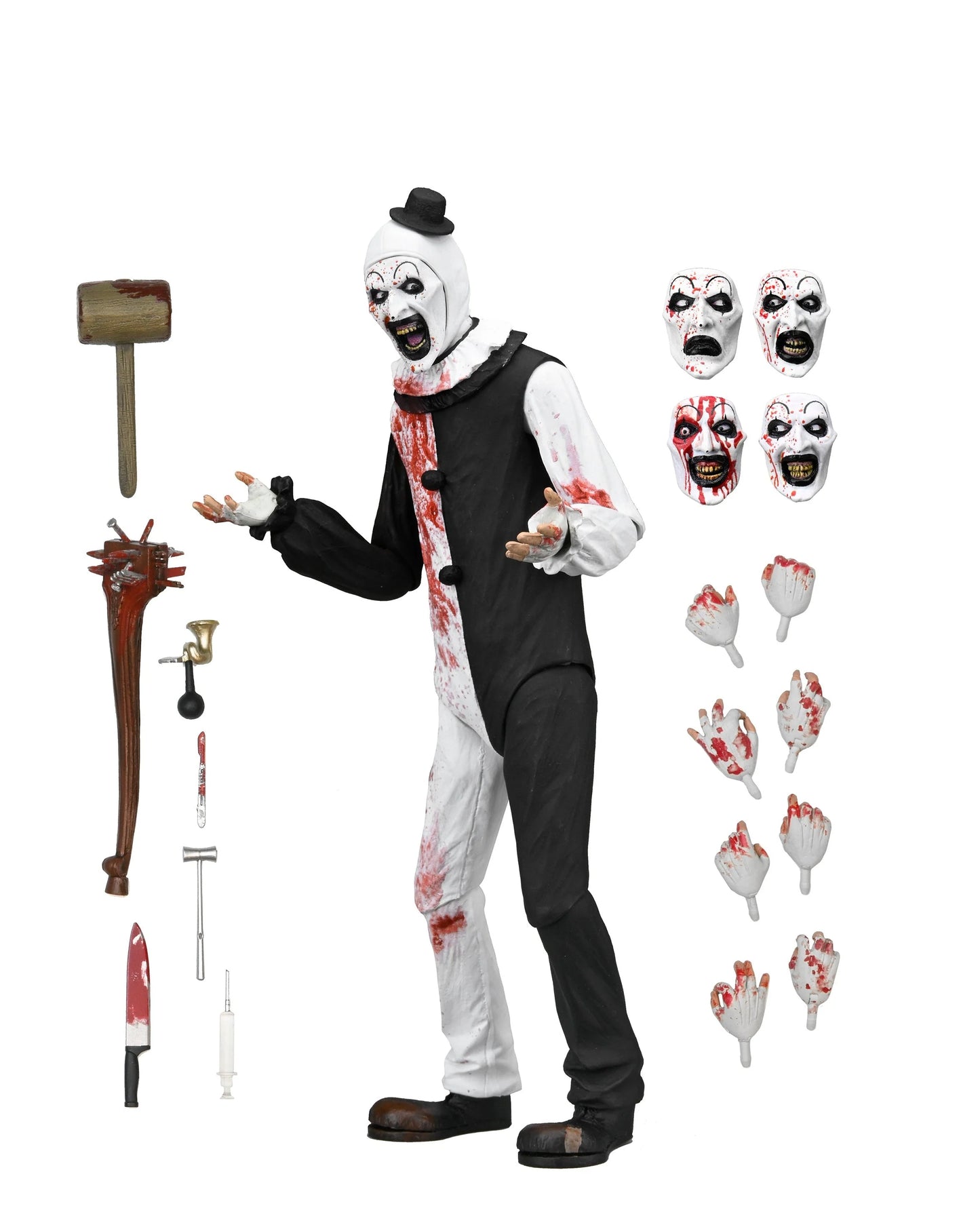 Terrifier 2 - Ultimate Art The Clown (Blood Splattered) 18cm Actionfiguren NECA 2026