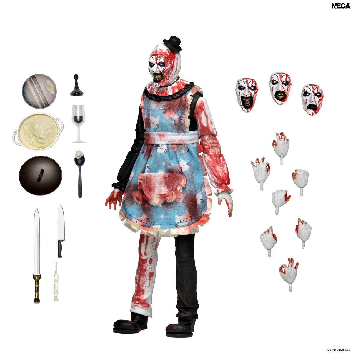 Terrifier 2 - Ultimate Thanksgiving Art The Clown 18cm Actionfiguren NECA 2026 **IMPORT**