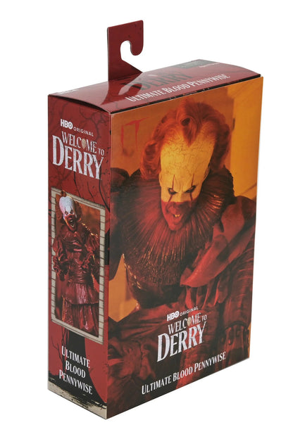 Pre-Order: Welcome To Derry - Ultimate Pennywise (Blood Soaked) Actionfigur 18cm NECA 2025