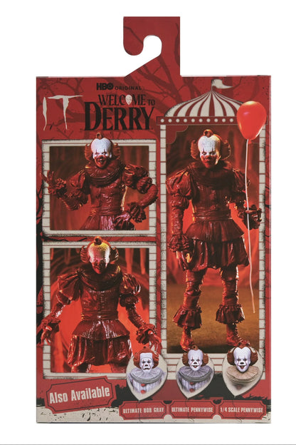 Pre-Order: Welcome To Derry - Ultimate Pennywise (Blood Soaked) Actionfigur 18cm NECA 2025