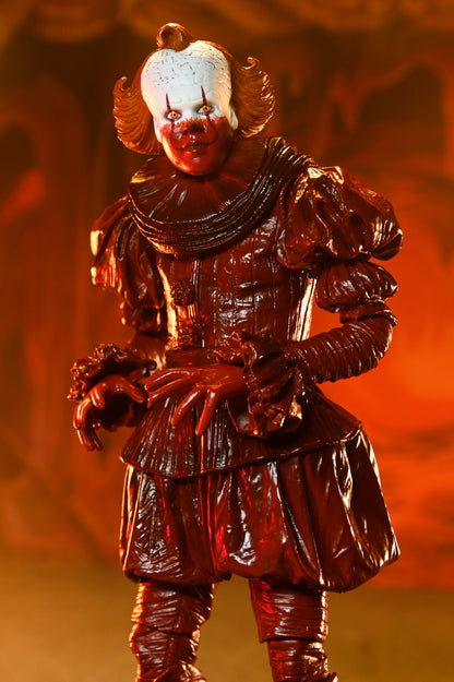 Pre-Order: Welcome To Derry - Ultimate Pennywise (Blood Soaked) Actionfigur 18cm NECA 2025