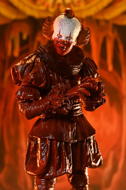 Pre-Order: Welcome To Derry - Ultimate Pennywise (Blood Soaked) Actionfigur 18cm NECA 2025