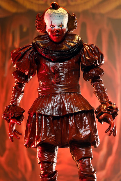 Pre-Order: Welcome To Derry - Ultimate Pennywise (Blood Soaked) Actionfigur 18cm NECA 2025