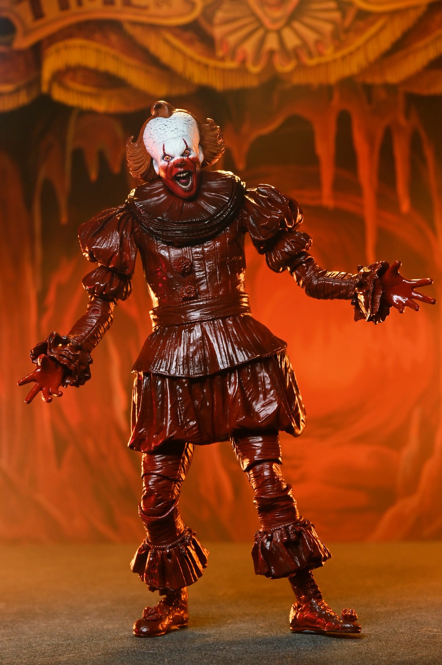 Pre-Order: Welcome To Derry - Ultimate Pennywise (Blood Soaked) Actionfigur 18cm NECA 2025
