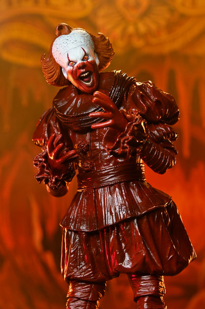 Pre-Order: Welcome To Derry - Ultimate Pennywise (Blood Soaked) Actionfigur 18cm NECA 2025