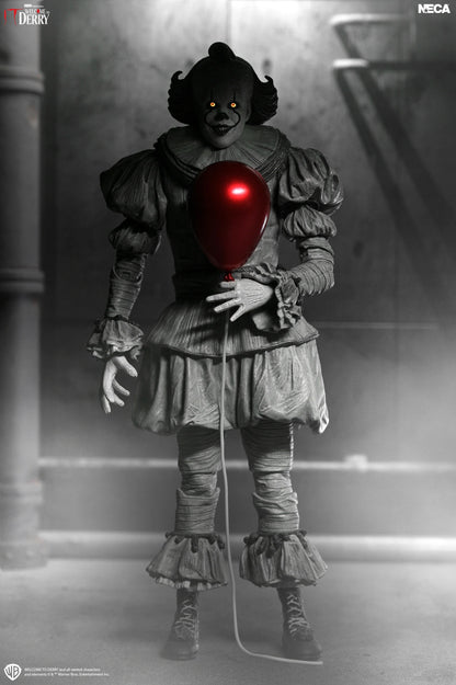 Stephen King's IT : Welcome to Derry - Ultimate Pennywise (Black & White) Actionfigur 18cm NECA 2026