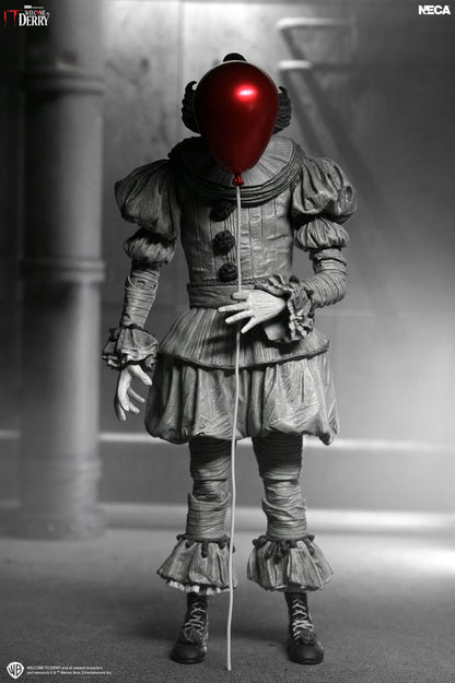 Stephen King's IT : Welcome to Derry - Ultimate Pennywise (Black & White) Actionfigur 18cm NECA 2026