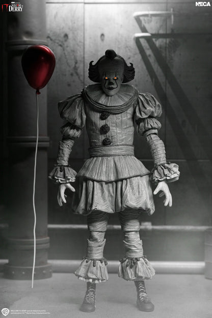 Stephen King's IT : Welcome to Derry - Ultimate Pennywise (Black & White) Actionfigur 18cm NECA 2026