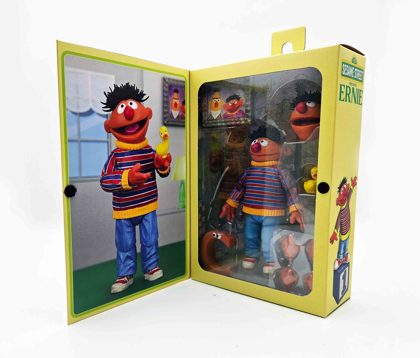 Pre-Order: Sesamstraße: Ernie & Bert - Ultimate Ernie Actionfigur 18cm NECA 2025