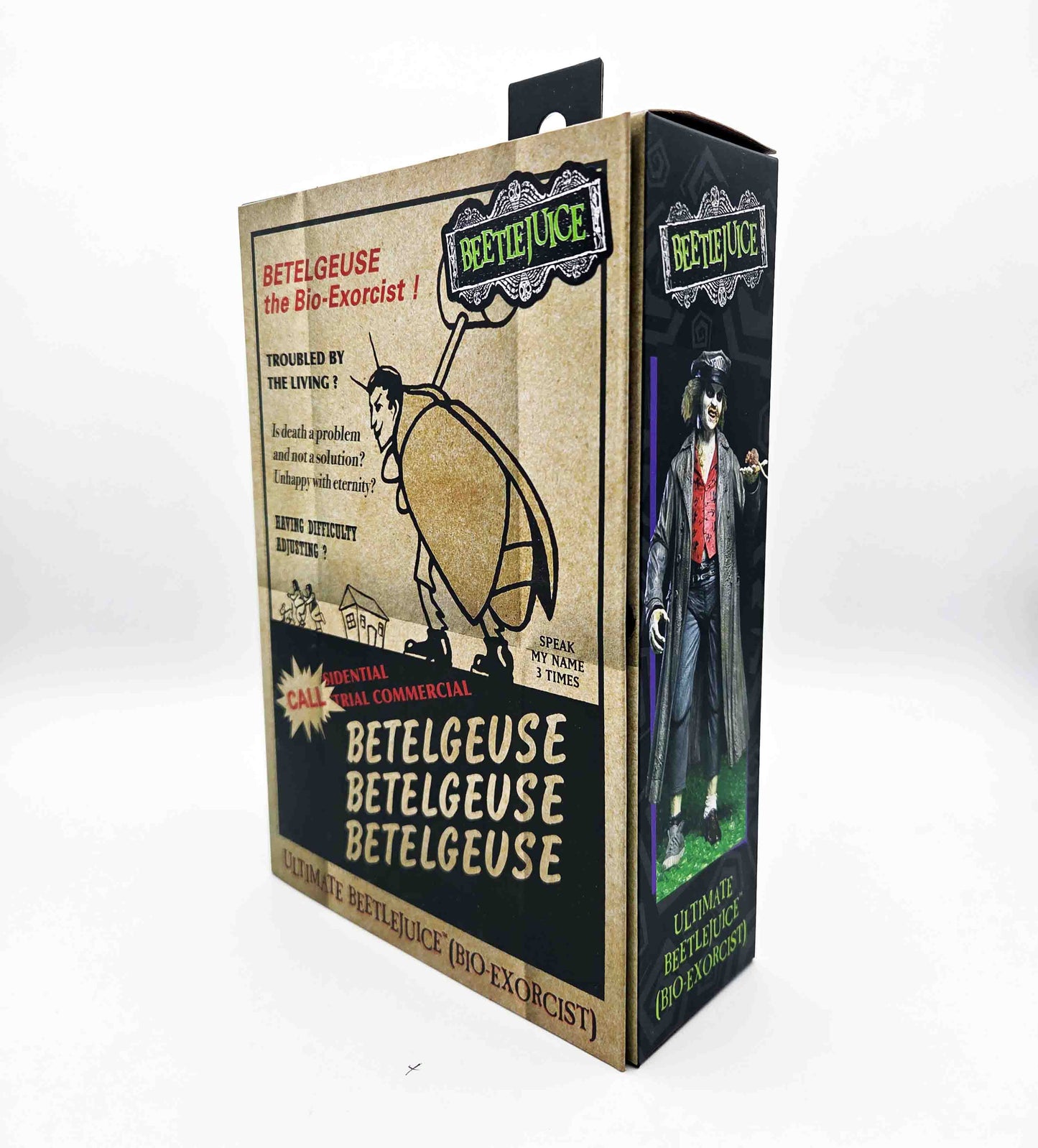 Beetlejuice (1988 Movie) - Ultimate Beetlejuice Tour Guide (Bio Exorcist) Actionfigur 18cm NECA 2024