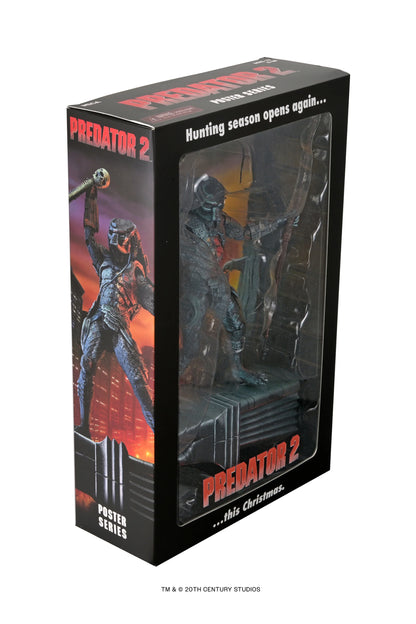 Predator 2 - City Hunter with Gargoyle Base (Poster Series) 18cm Actionfigur NECA 2026