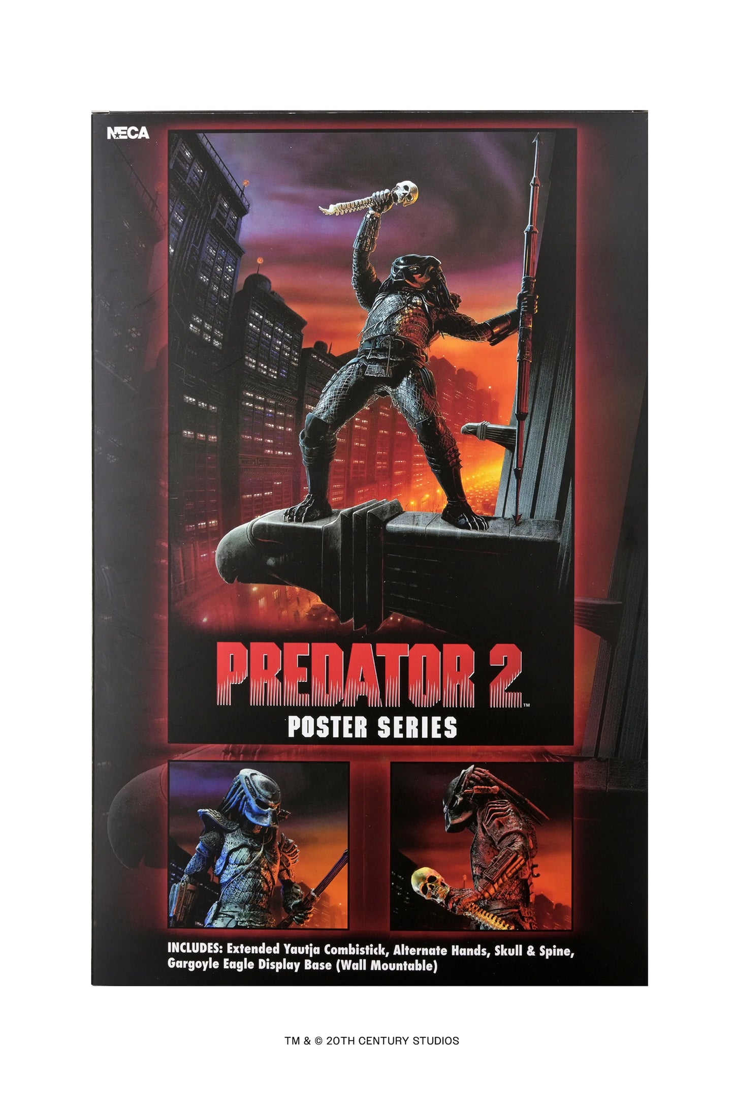 Predator 2 - City Hunter with Gargoyle Base (Poster Series) 18cm Actionfigur NECA 2026