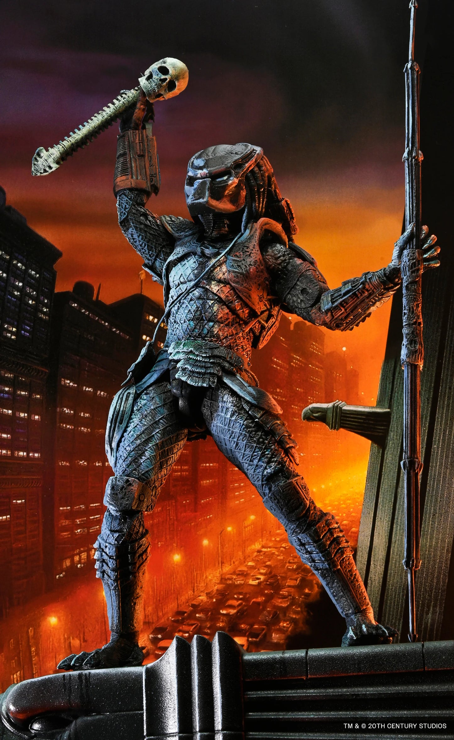 Predator 2 - City Hunter with Gargoyle Base (Poster Series) 18cm Actionfigur NECA 2026
