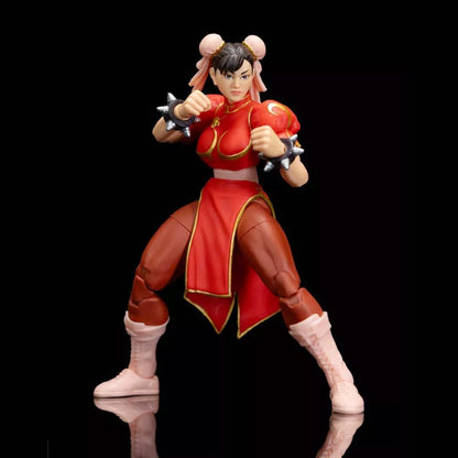 Ultra Street Fighter II: Final Challengers - Chun-Li (Player 2 Variant Red Outfit) Actionfigur 15cm Jada Toys 2024 Exclusive