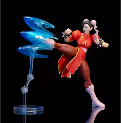 Ultra Street Fighter II: Final Challengers - Chun-Li (Player 2 Variant Red Outfit) Actionfigur 15cm Jada Toys 2024 Exclusive