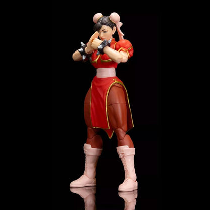 Ultra Street Fighter II: Final Challengers - Chun-Li (Player 2 Variant Red Outfit) Actionfigur 15cm Jada Toys 2024 Exclusive