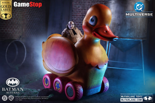 Pre-Order: DC Multiverse: Batmans Returns - The Duck with Penguin 2 Pack Fahrzeug mit Actionfigur 24cm McFarlane 2025 Exclusive