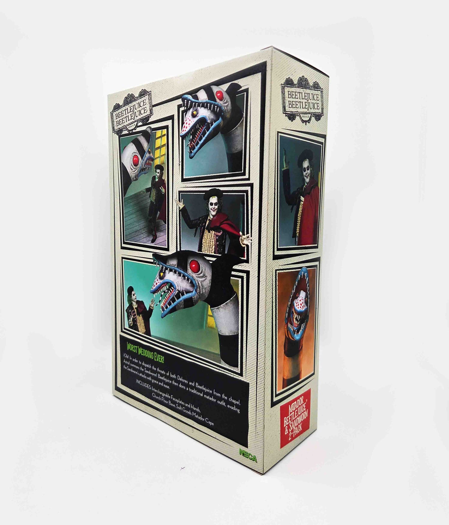 Beetlejuice Beetlejuice - Ultimate Beetlejuice (Matador) & Sandworm 2-Pack Actionfiguren 18cm NECA 2025