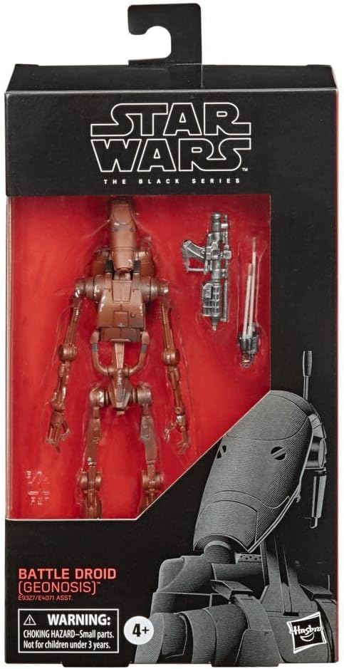 Star Wars Black Series: Battle Droid (Geonosis) #108 Red Line 15cm Actionfigur Hasbro 2020