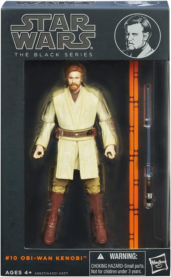 Star Wars Black Series: Obi-Wan Kenobi #10 Orange Line 15cm Actionfigur Hasbro 2014