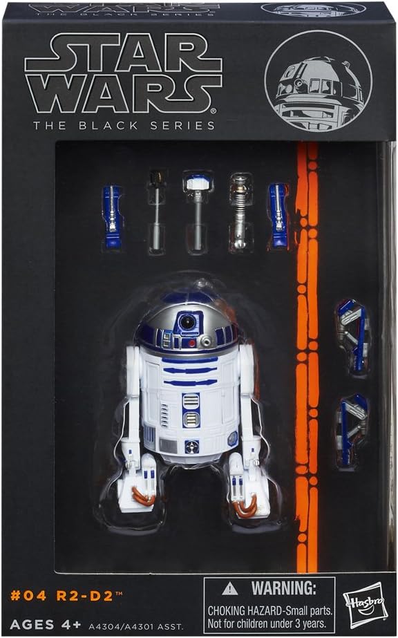 Star Wars Black Series: R2-D2 #04 Orange Line 15cm Actionfigur Hasbro 2013