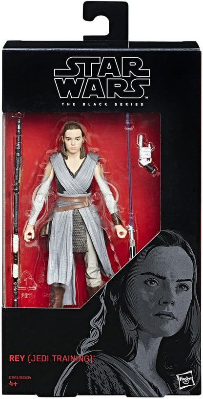 Star Wars Black Series: Rey (Jedi Training) #44 Red Line 15cm Actionfigur Hasbro 2017 (Auspacker)