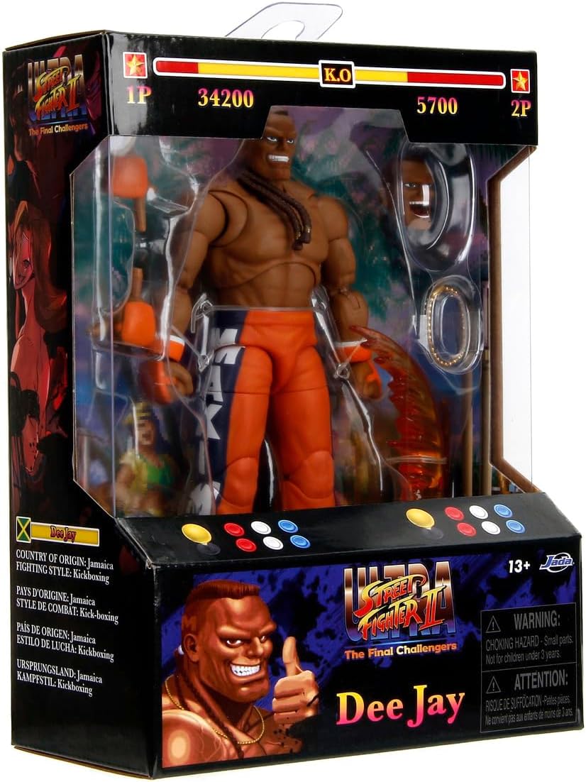 Ultra Street Fighter II: The Final Challengers - Dee Jay Actionfigur 15cm Jada Toys 2025