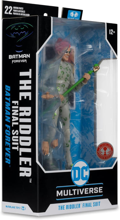 DC Multiverse: Batman Forever - The Riddler (Final Suit) (Chase) 18cm Actionfigur