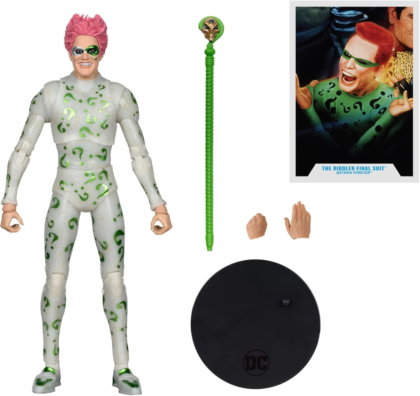 DC Multiverse: Batman Forever - The Riddler (Final Suit) (Chase) 18cm Actionfigur