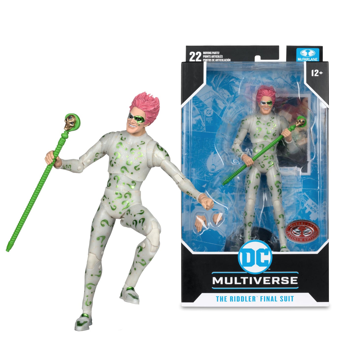 DC Multiverse: Batman Forever - The Riddler (Final Suit) (Chase) 18cm Actionfigur