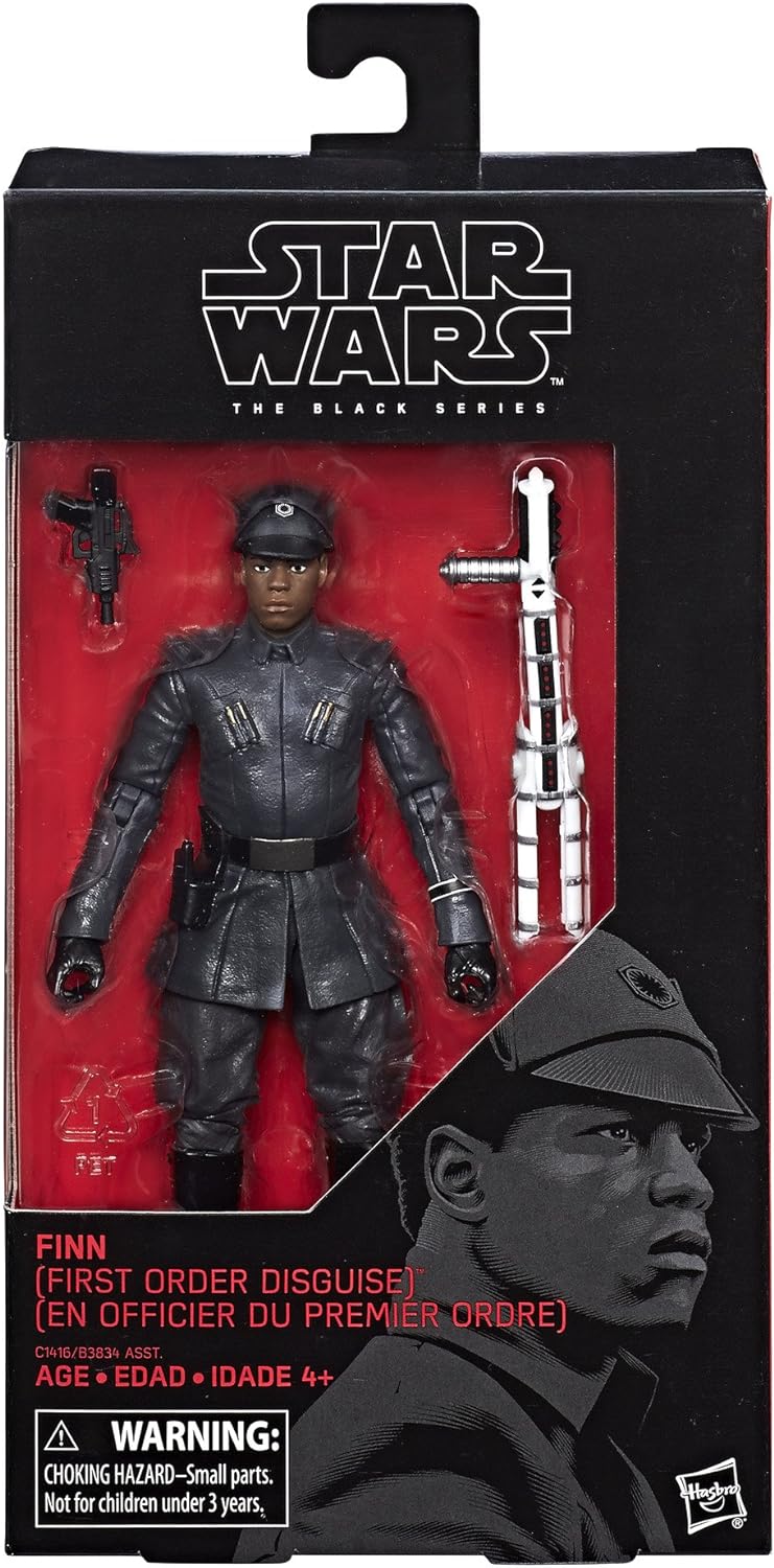 Star Wars Black Series: Finn (First Order Disguise) #51 Red Line 15cm Actionfigur Hasbro 2017 (Auspacker)