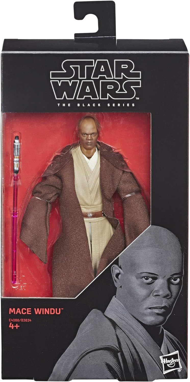 Star Wars Black Series: Mace Windu #82 Red Line 15cm Actionfigur Hasbro 2019