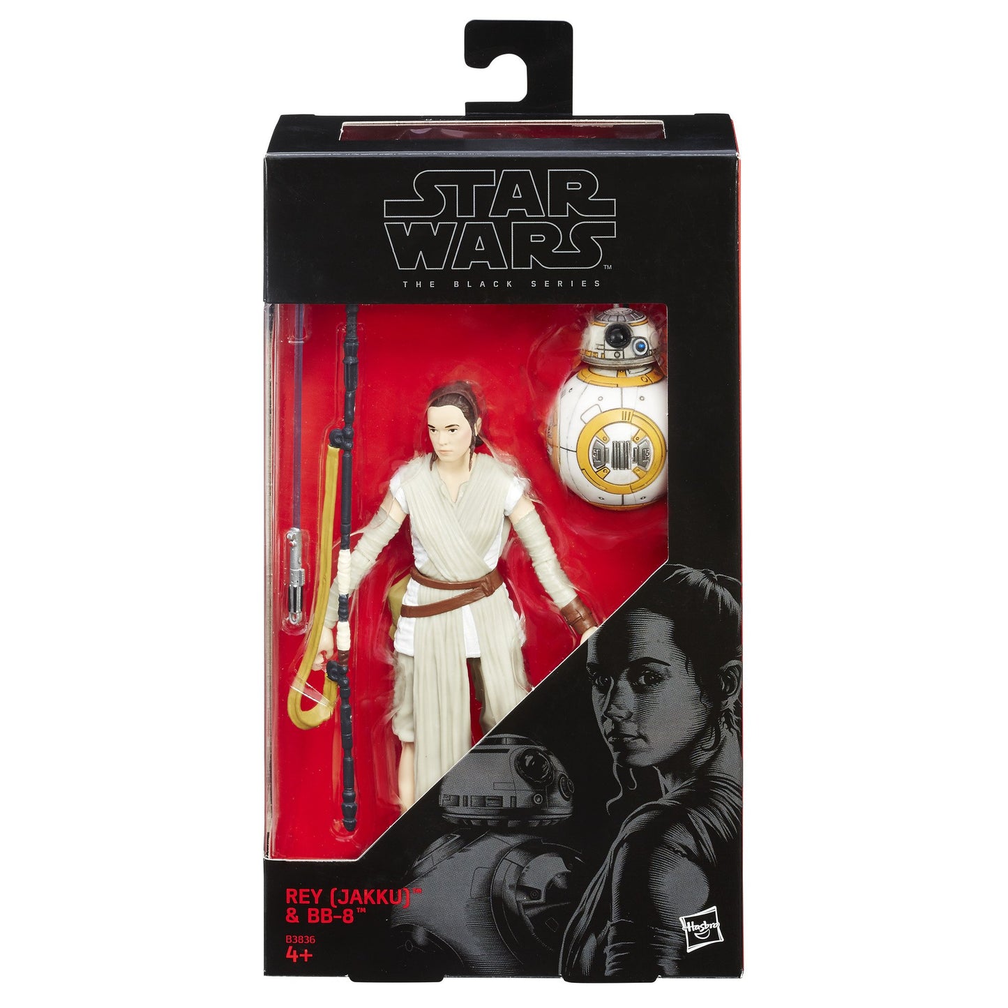 Star Wars Black Series: Rey (Jakku) & BB-8 #02 Red Line 15cm Actionfigur Hasbro 2015