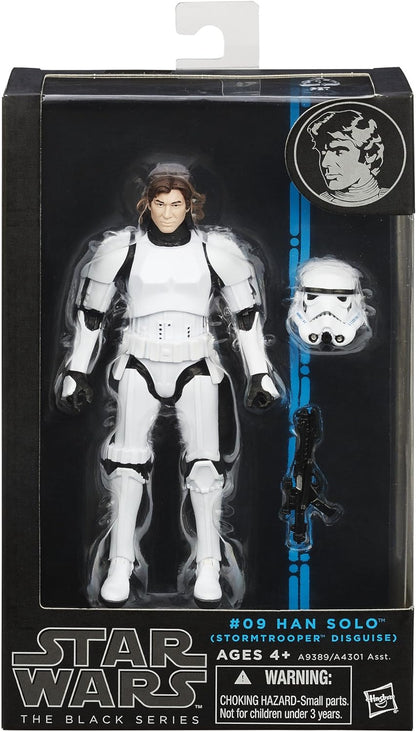 Star Wars Black Series: Han Solo (Stormtrooper Disguise) #09 Blue Line 15cm Actionfigur Hasbro 2014