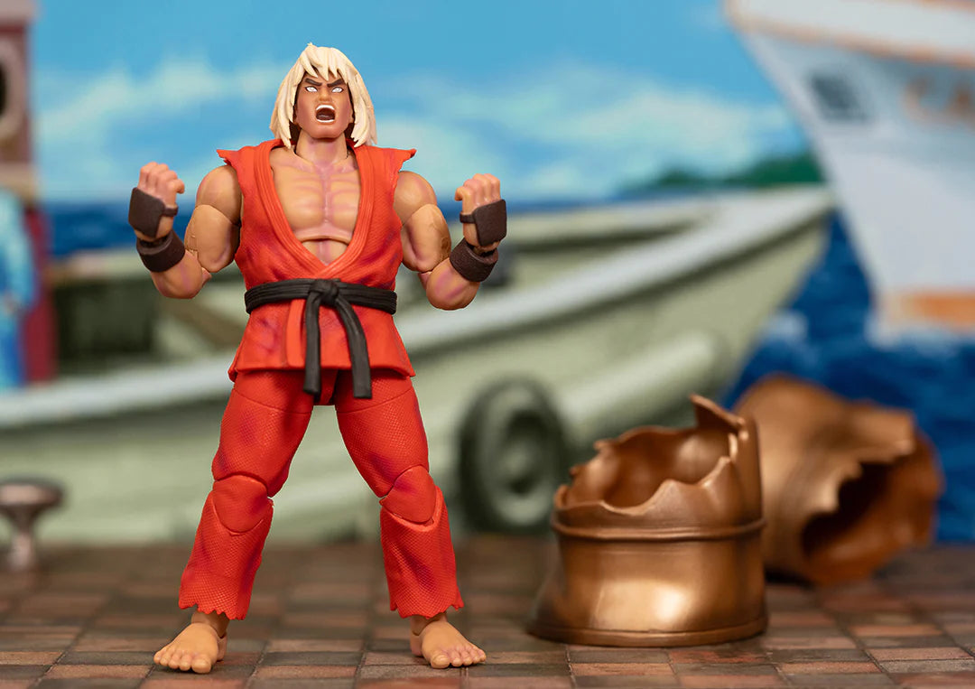 Ultra Street Fighter II: The Final Challengers - Violent Ken (SDCC Exclusive) Actionfigur 15cm  Jada Toys 2024