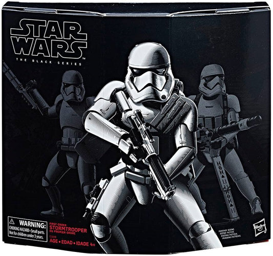 Star Wars Black Series: First Order Stormtrooper (with Gear) Actionfigur 15cm Exclusive 2017