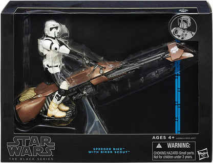 Star Wars Black Series: Speeder Bike & Biker Scout 15cm Actionfigur & Fahrzeug Hasbro 2014