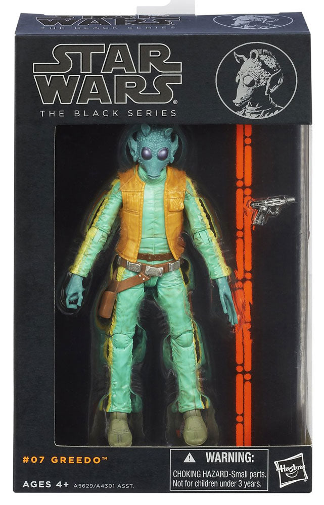 Star Wars Black Series: Greedo #07 Orange Line 15cm Actionfigur Hasbro 2013