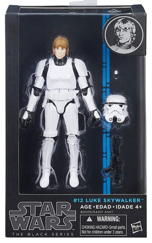 Star Wars Black Series: Luke Skywalker (Stormtrooper Disguise) #12 Blue Line 15cm Actionfigur Hasbro 2015