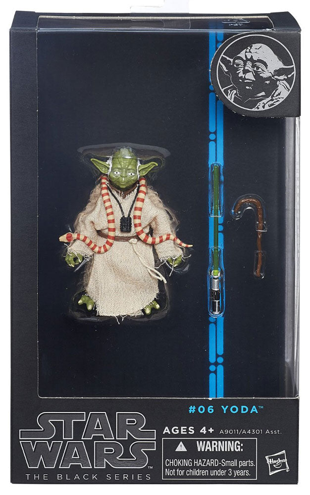 Star Wars Black Series: Yoda #06 Blue Line 15cm Actionfigur Hasbro 2014