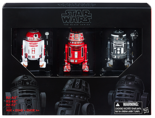 Star Wars Black Series - Astromech 3-Pack (R2-A3, R5-K6 & R2-F2) 15cm Actionfiguren Toys'R'us Exclusive 2018