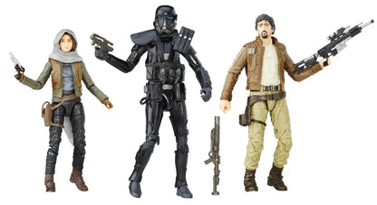 Star Wars Black Series: Death Trooper Specialist, Captain Cassian Andor & Sergeant Jyn Erso (Jedha) Actionfiguren 15cm Hasbro 2016