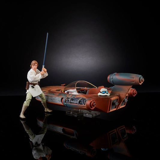 Star Wars Black Series - Luke Skywalker & X-34 Landspeeder Fahrzeug mit Actionfigur 15cm Hasbro SDCC 2017 Exklusive