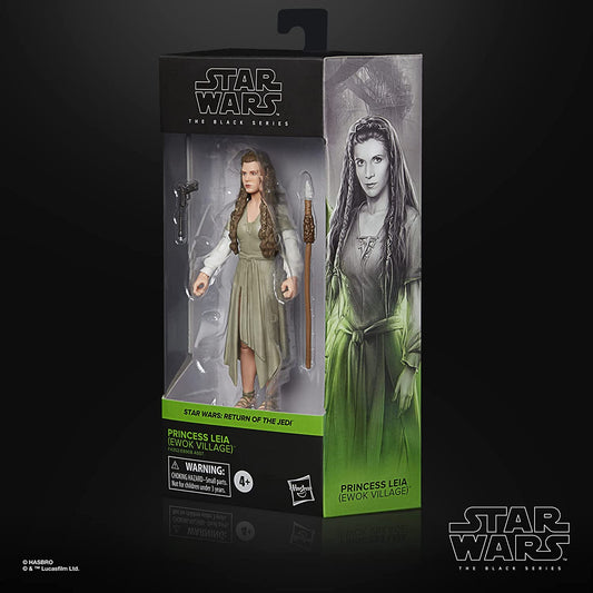 Star Wars Black Series: Princess Leia (Ewok Village) (ROTJ) Actionfigur 15cm Hasbro (Für Auspacker)