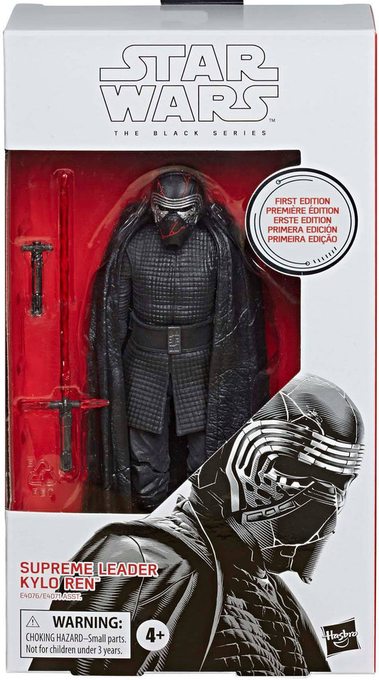 Star Wars Black Series: Supreme Leader Kylo Ren (First Edition) #90 Red Line 15cm Actionfigur Hasbro 2019