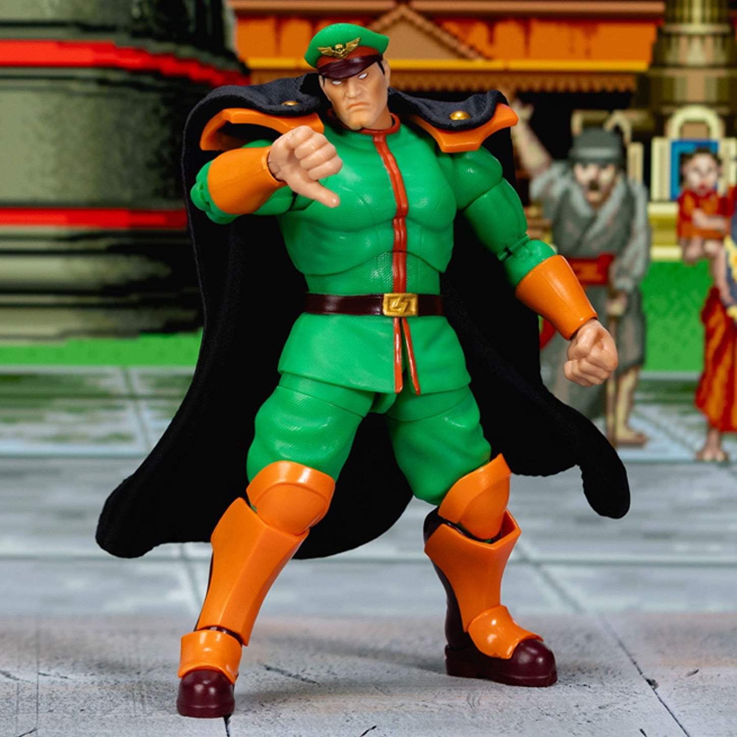 Ultra Street Fighter II: The Final Challengers - M. Bison (Player 2) SDCC Exclusive 2025 Actionfigur 15cm Jada Toys