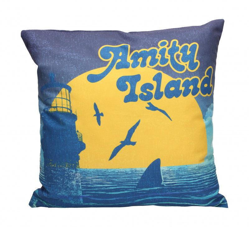 Pre-Order: Jaws: Der weiße Hai (Amity Island) Kissen 40cm SD Toys 2024