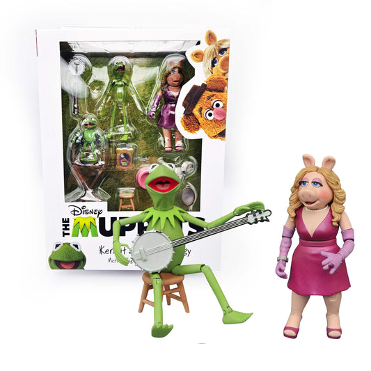 Muppets Best Of - Kermit & Miss Piggy (Serie 1) Actionfiguren 13cm Diamond Select Toys