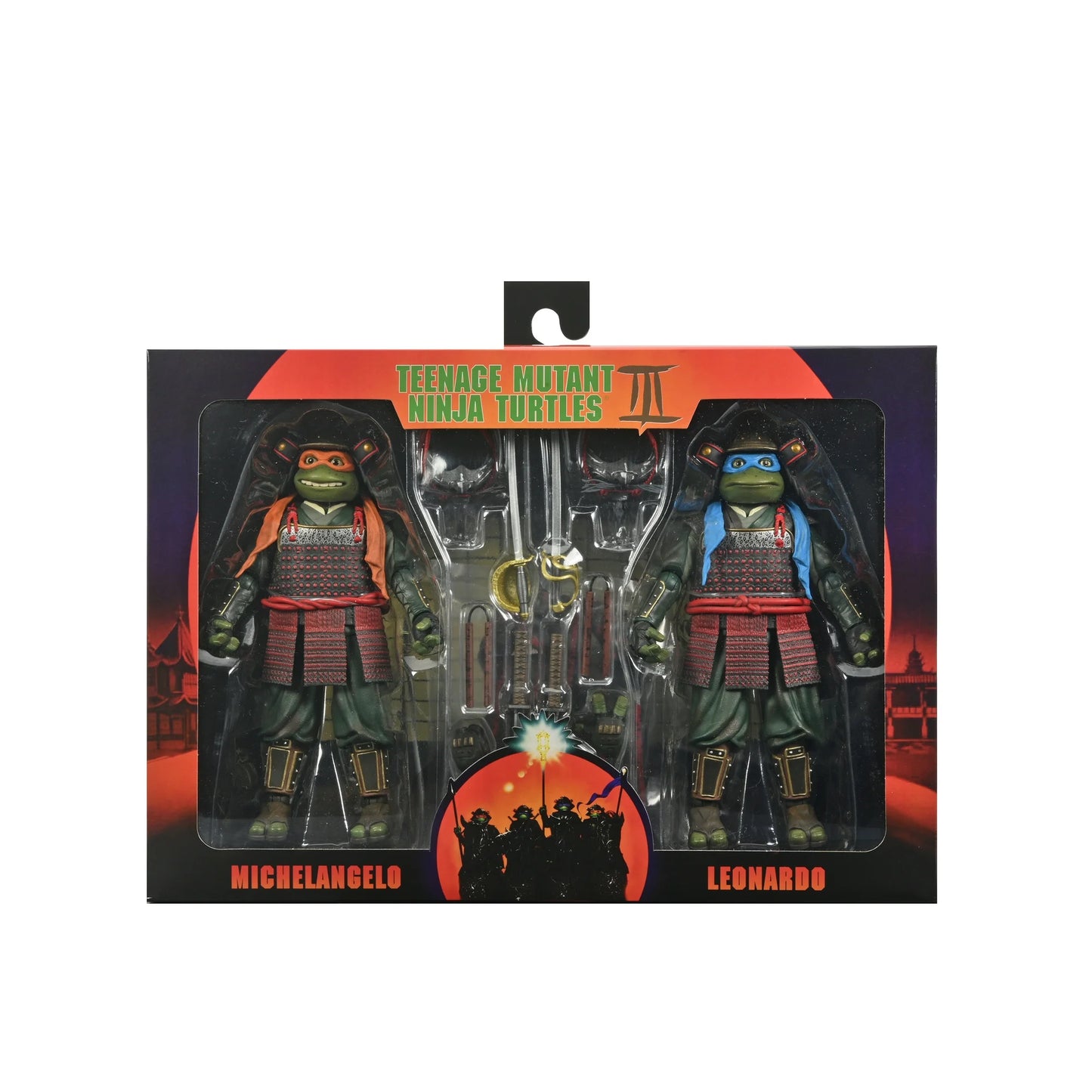 Pre-Order: Teenage Mutant Ninja Turtles 3 (1993 Movie) - Turtles in Time - Leonardo & Michelangelo Actionfiguren 2Pack 18cm NECA 2025